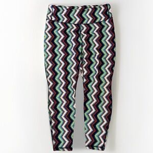 Patagonia‎ Yoga Maximalist Centered Timber Stripe Zig-Zag Leggings Size Large